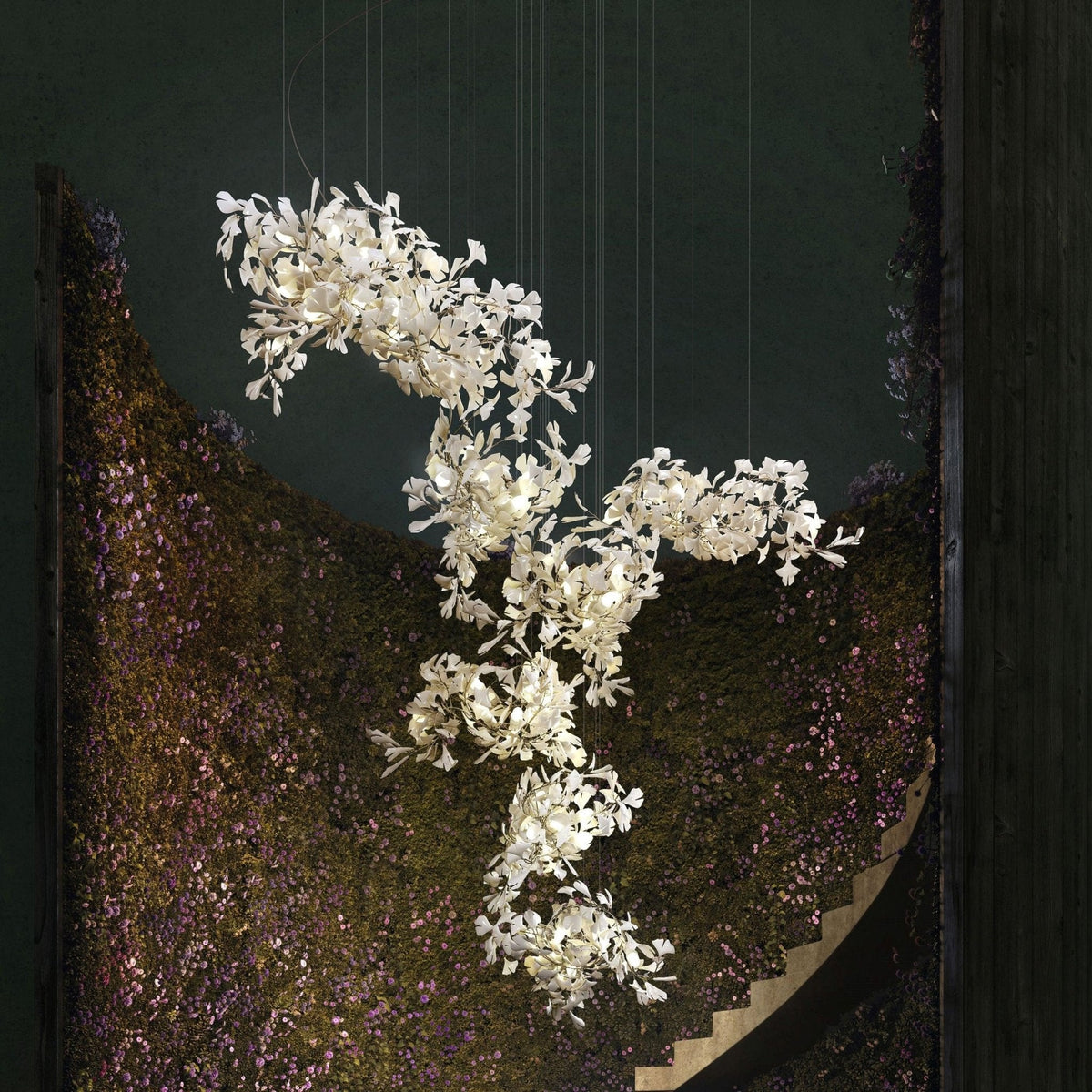 Gingko Combination Chandelier Main image