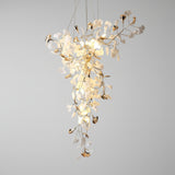 Golden Fan Leaf Artistic Chandelier - CasaraHouse