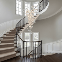 Golden Fan Leaf Artistic Chandelier - CasaraHouse
