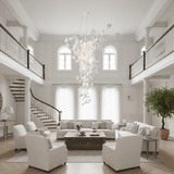 Golden Fan Leaf Artistic Chandelier - CasaraHouse
