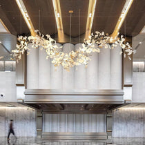 Golden Fan Leaf Artistic Chandelier - CasaraHouse