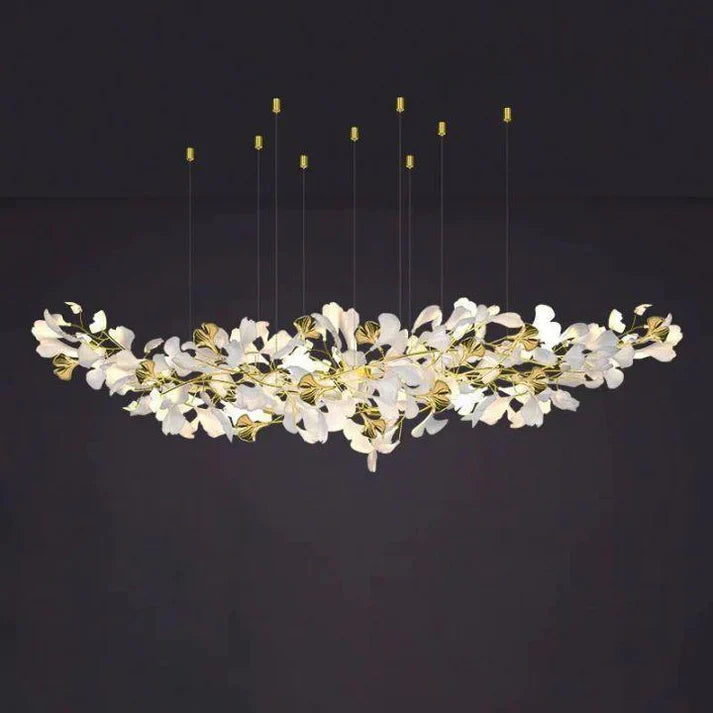 Ginkgo Ceramic A Branch Chandelier Main image