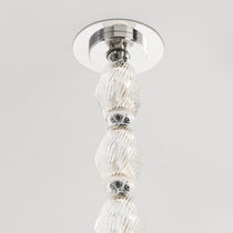 Glass Chain Chandelier