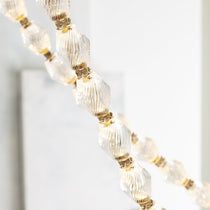 Glass Chain Chandelier