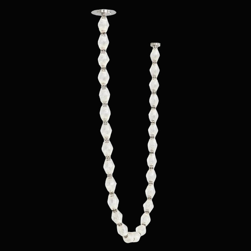Glass Chain Chandelier