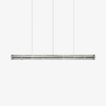 Glass Cylinder Linear Chandelier