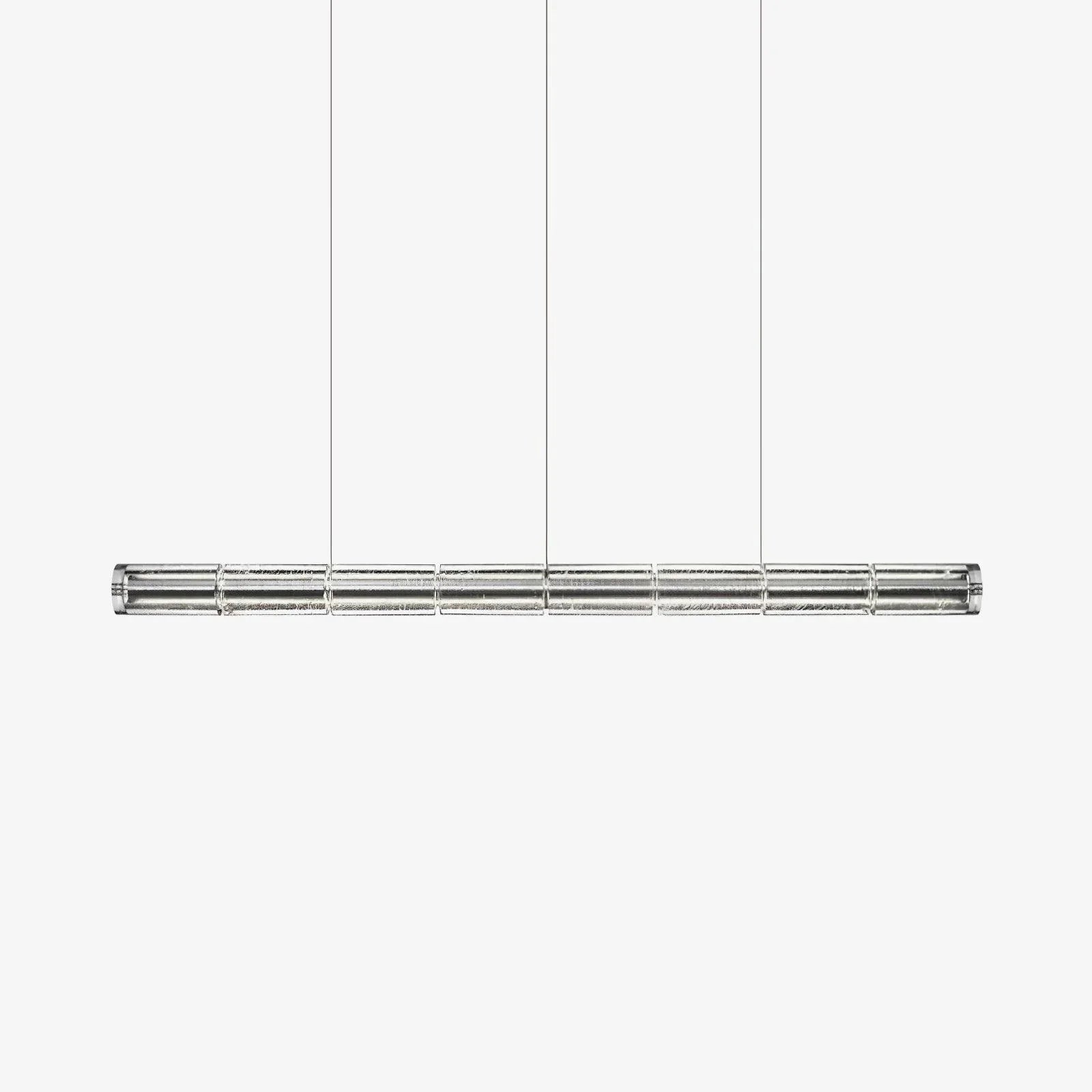 Glass Cylinder Linear Chandelier