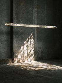 Glass Cylinder Linear Chandelier