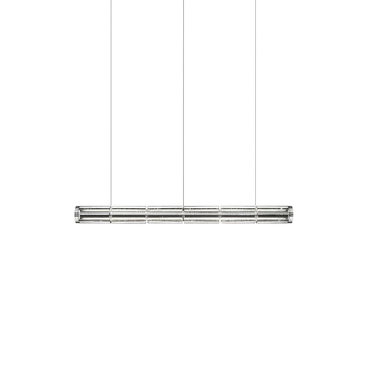 Glass Cylinder Linear Chandelier