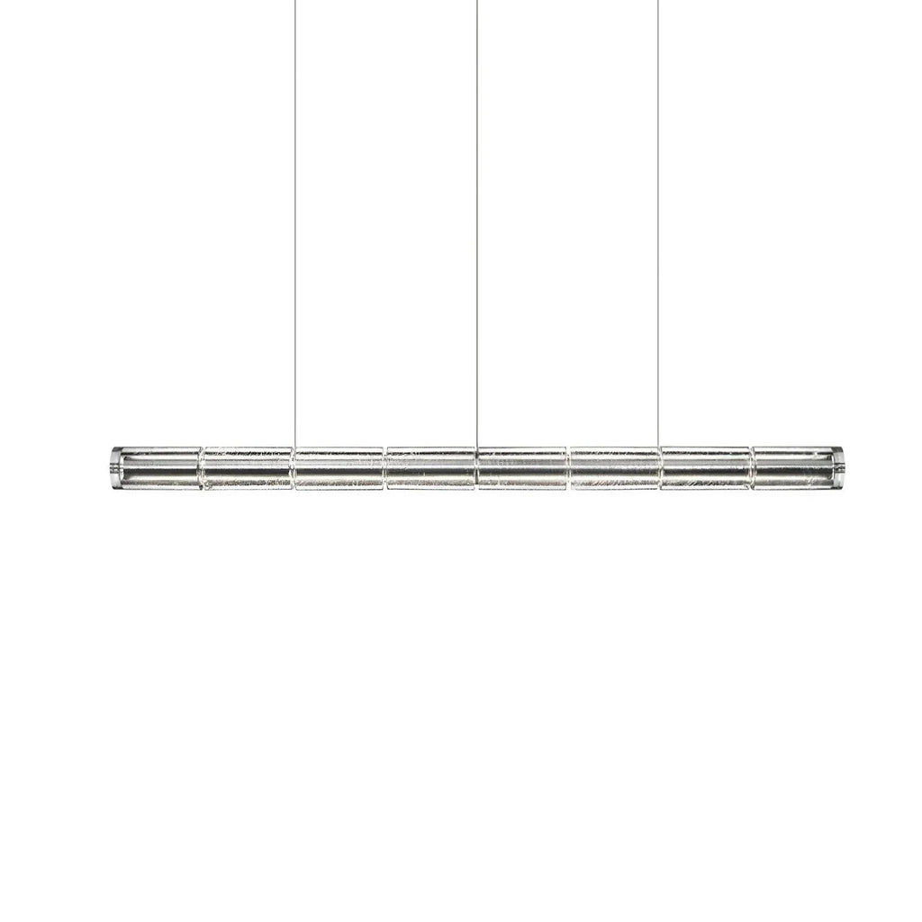 Glass Cylinder Linear Chandelier