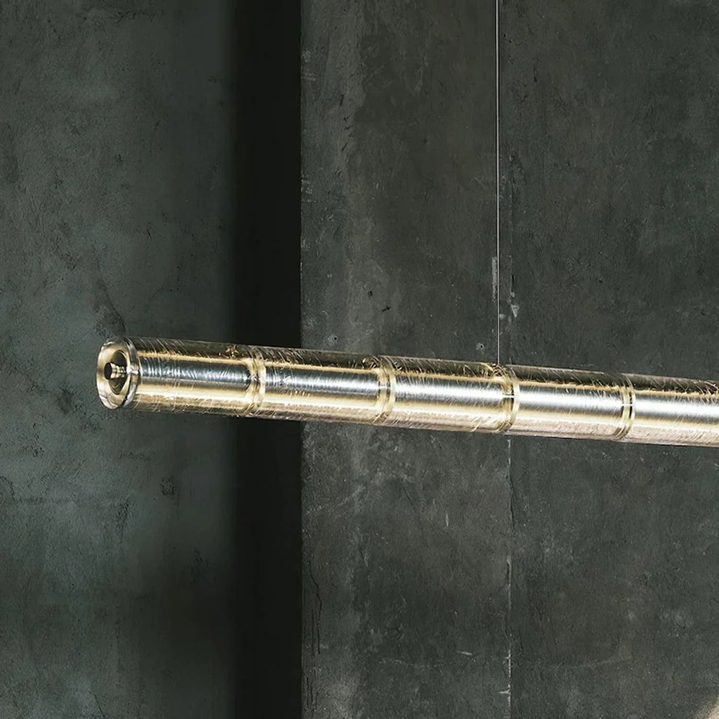 Glass Cylinder Linear Chandelier