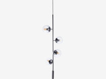 Ruby Glass Chandelier