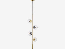 Ruby Glass Chandelier
