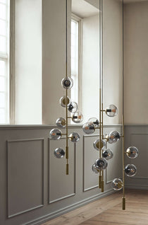 Ruby Glass Chandelier