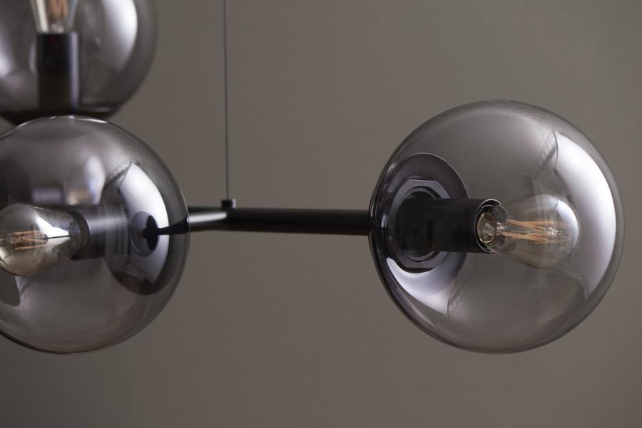 Ruby Glass Chandelier
