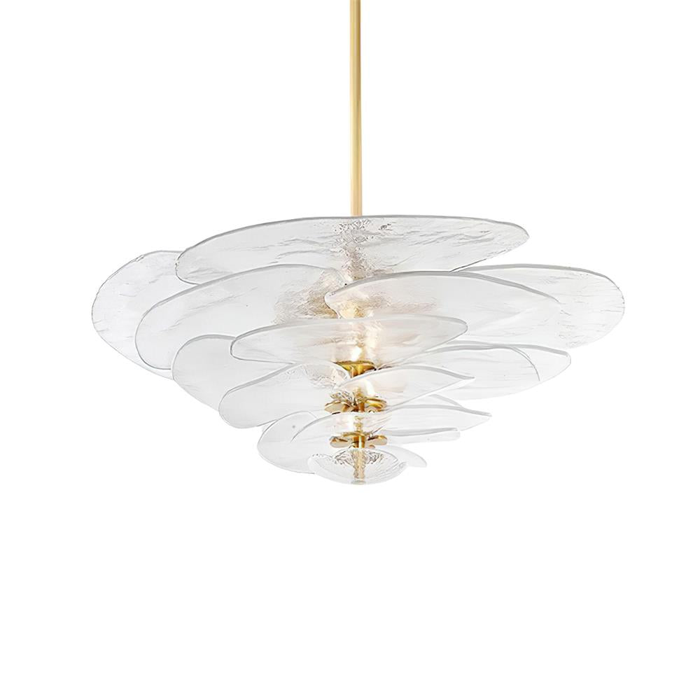 Petals Gold Murano Glass Chandelier