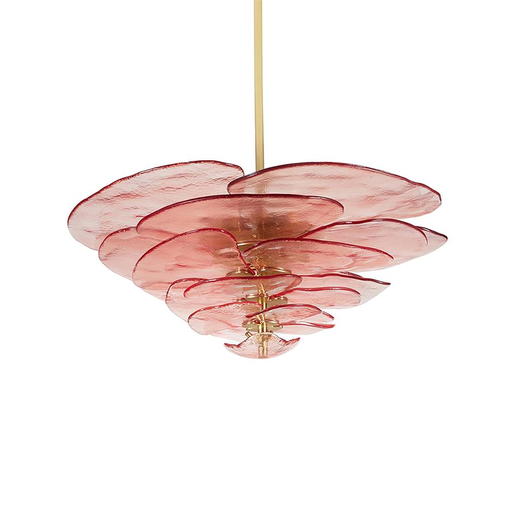Petals Gold Murano Glass Chandelier
