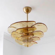 Petals Gold Murano Glass Chandelier