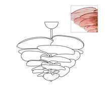 Petals Gold Murano Glass Chandelier