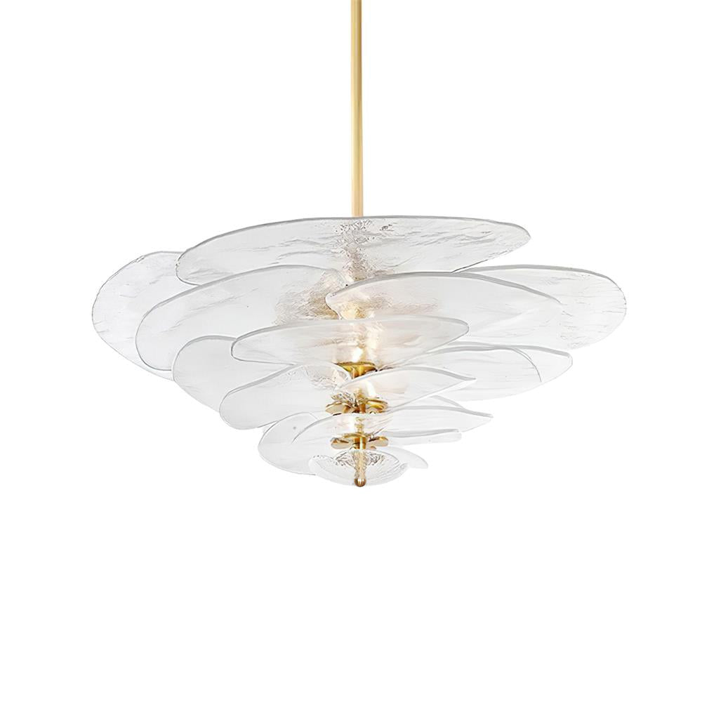 Petals Gold Murano Glass Chandelier