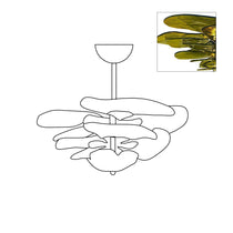 Petals Gold Murano Glass Chandelier