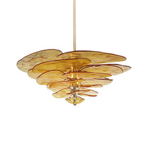 Petals Gold Murano Glass Chandelier