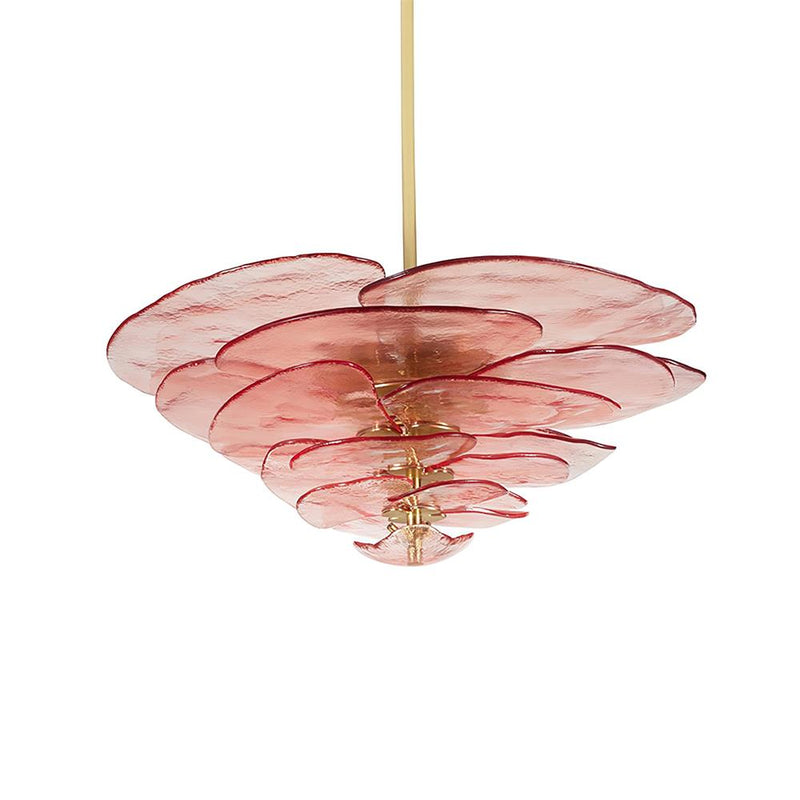 Petals Gold Murano Glass Chandelier