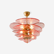 Petals Gold Murano Glass Chandelier