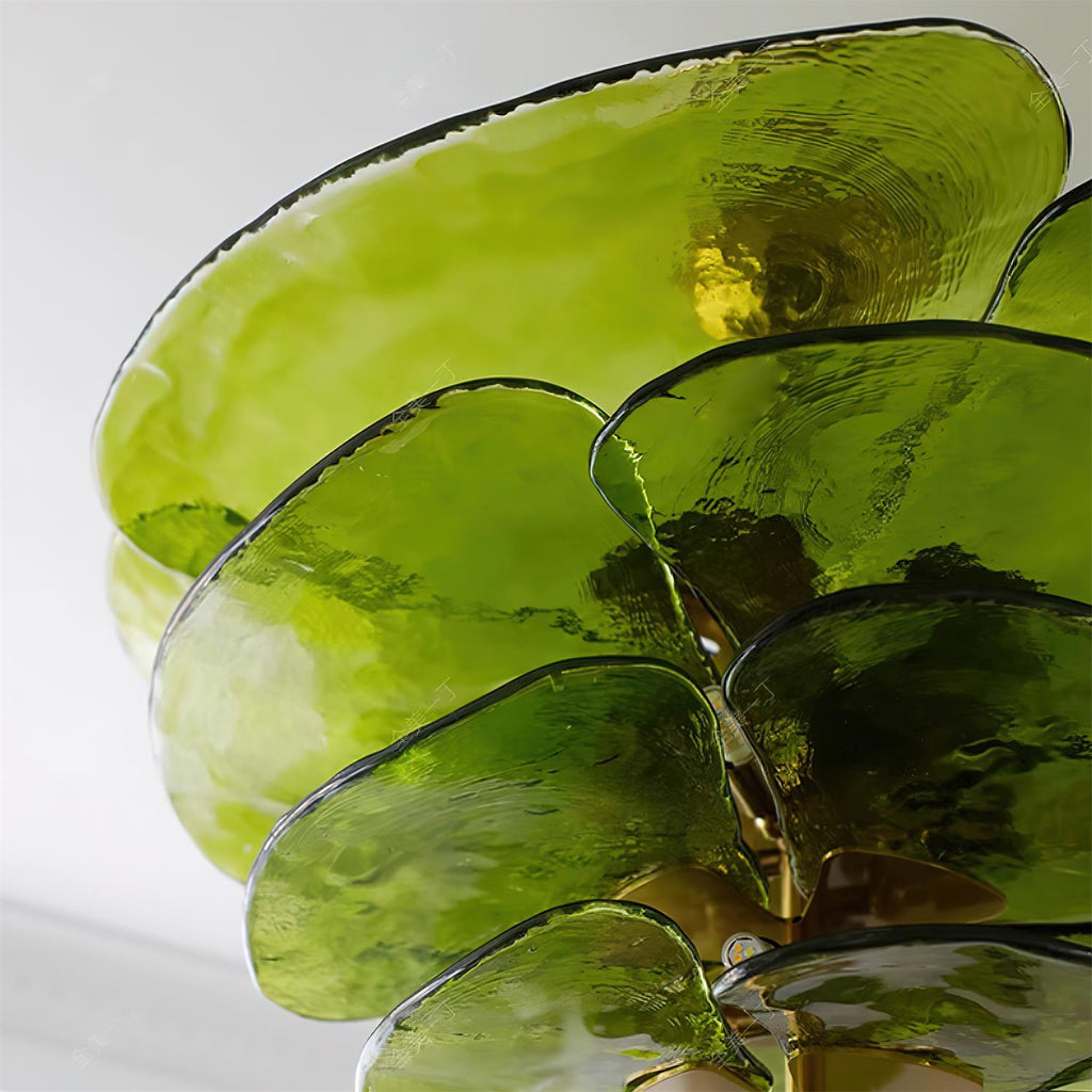 Petals Gold Murano Glass Chandelier