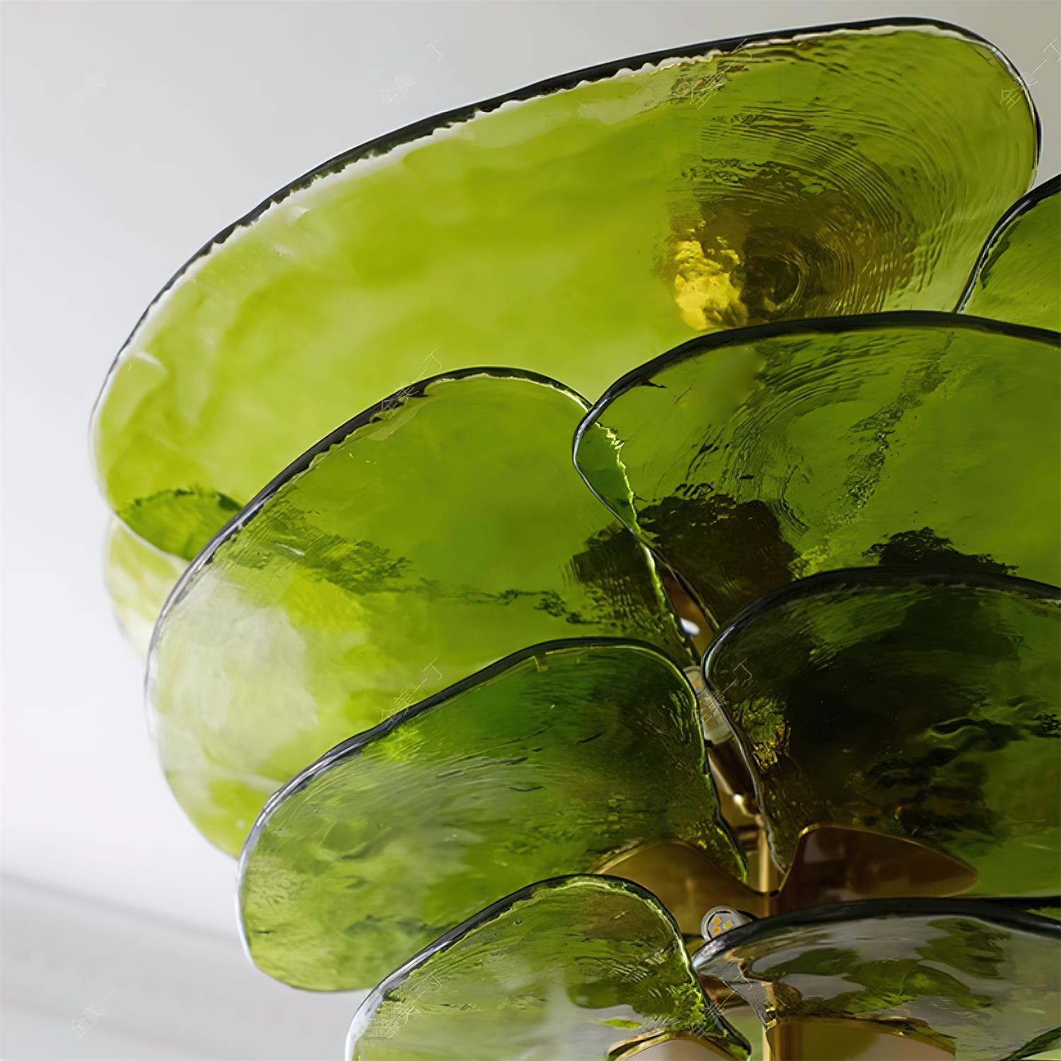 Petals Gold Murano Glass Chandelier