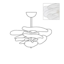 Petals Gold Murano Glass Chandelier