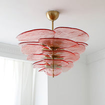 Petals Gold Murano Glass Chandelier