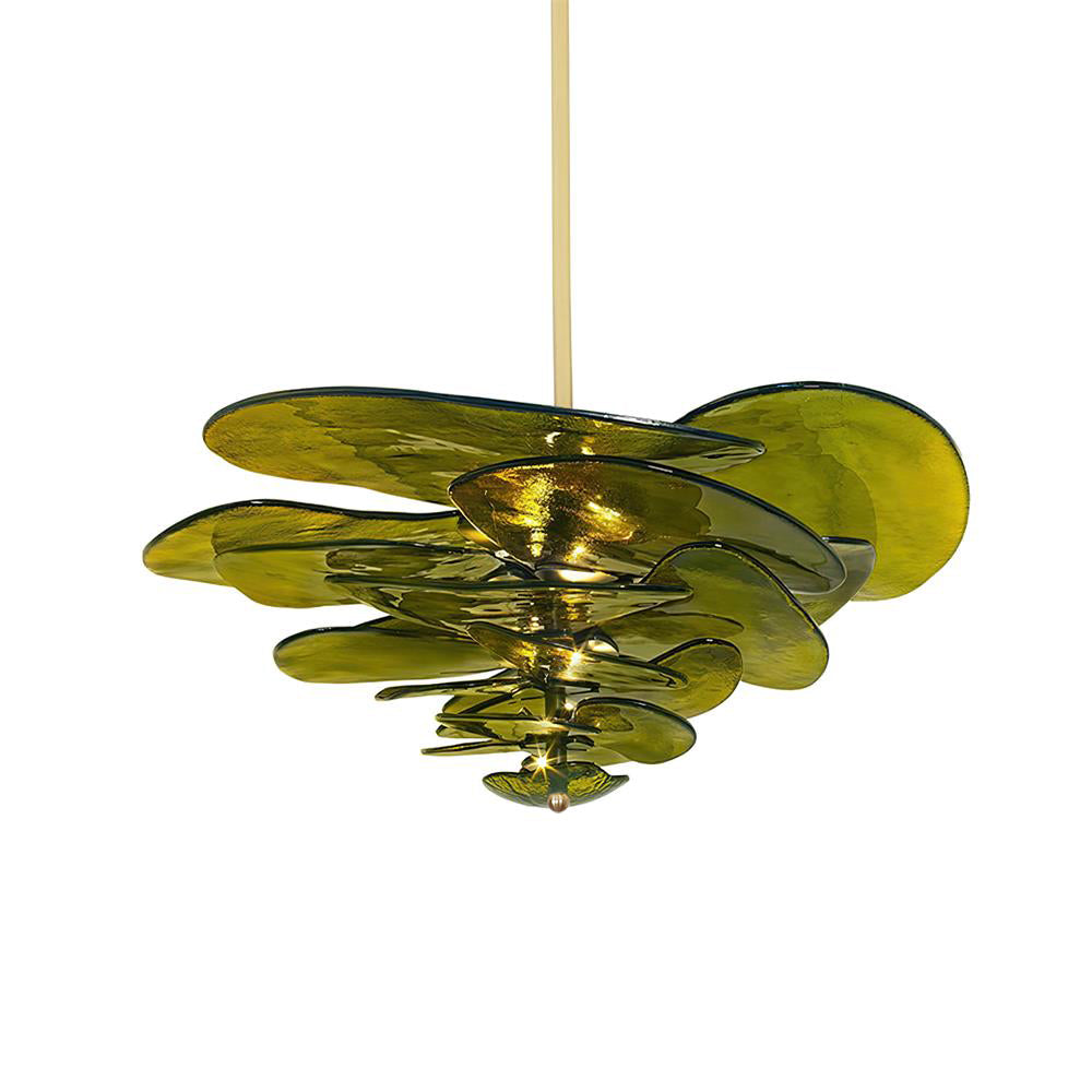 Petals Gold Murano Glass Chandelier