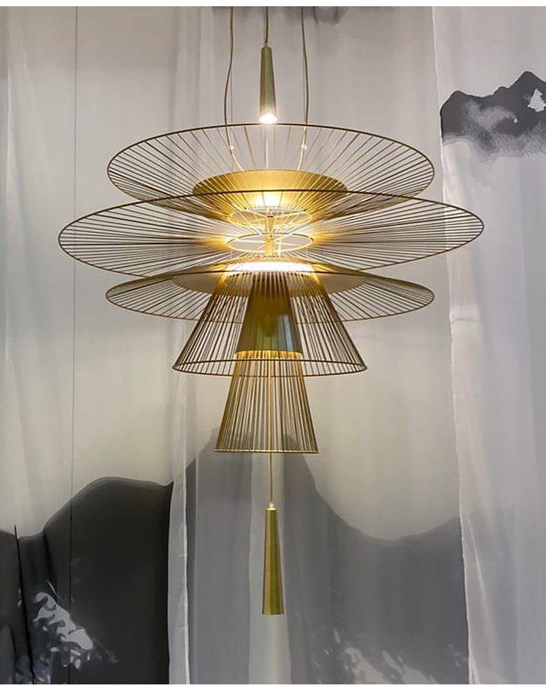 Golden Radiance Chandelier