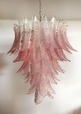 Gorgeous Murano Felci Pink Glass Chandelier