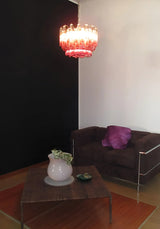 Gorgeous Murano Quadriedri Prisms Chandelier