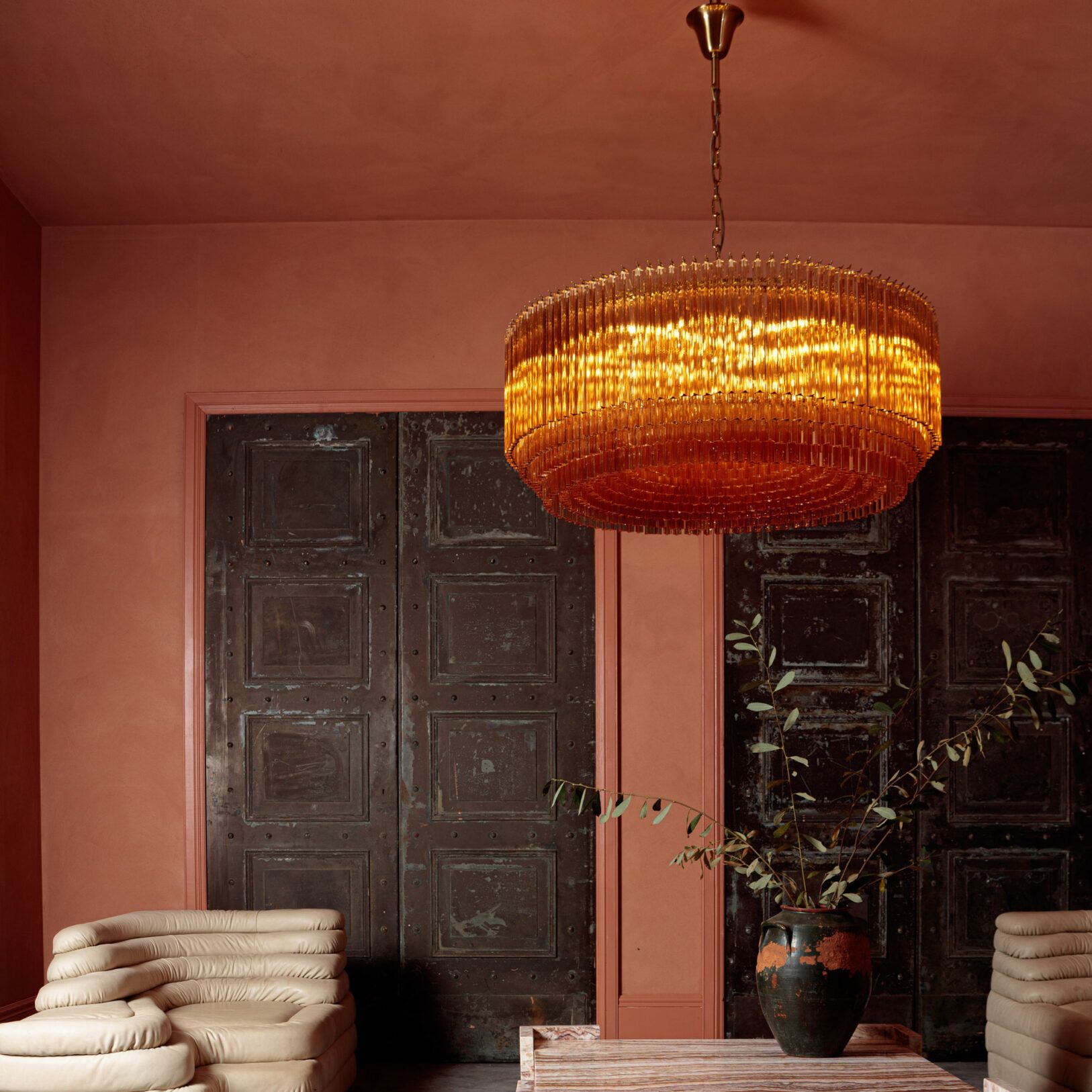 Designer Grande Amaro Drum Chandelier - CasaraHouse