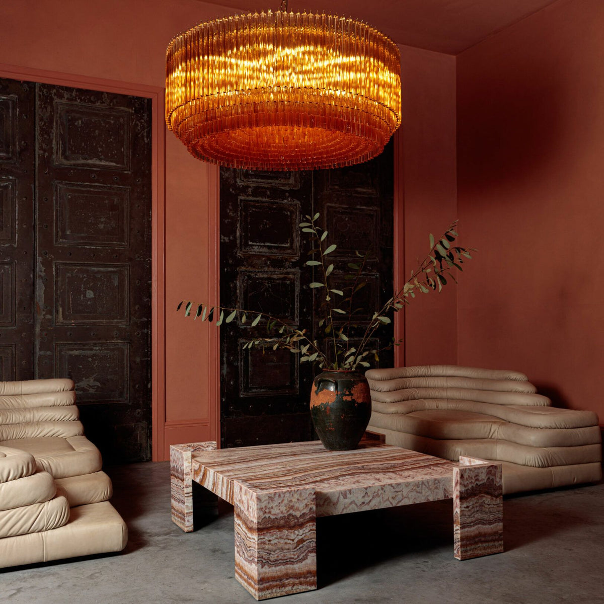 Designer Grande Amaro Drum Chandelier - CasaraHouse