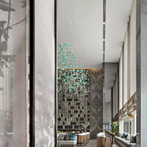 Green Peacock Chandelier