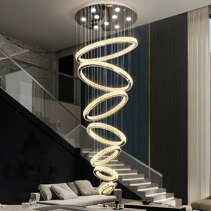 Finley Crystal 7-Tier Chandelier