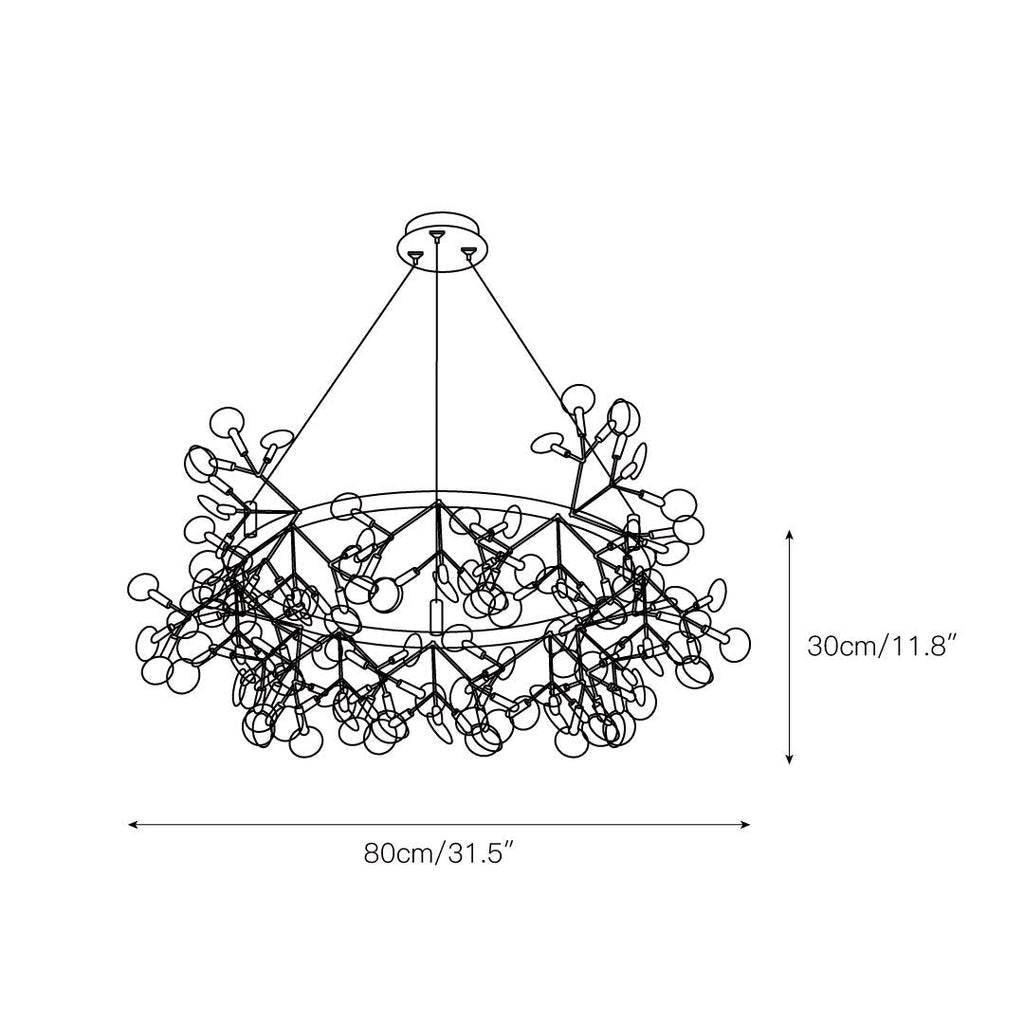 Heracleum Round Chandelier