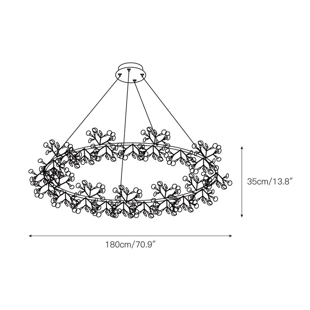 Heracleum Round Chandelier