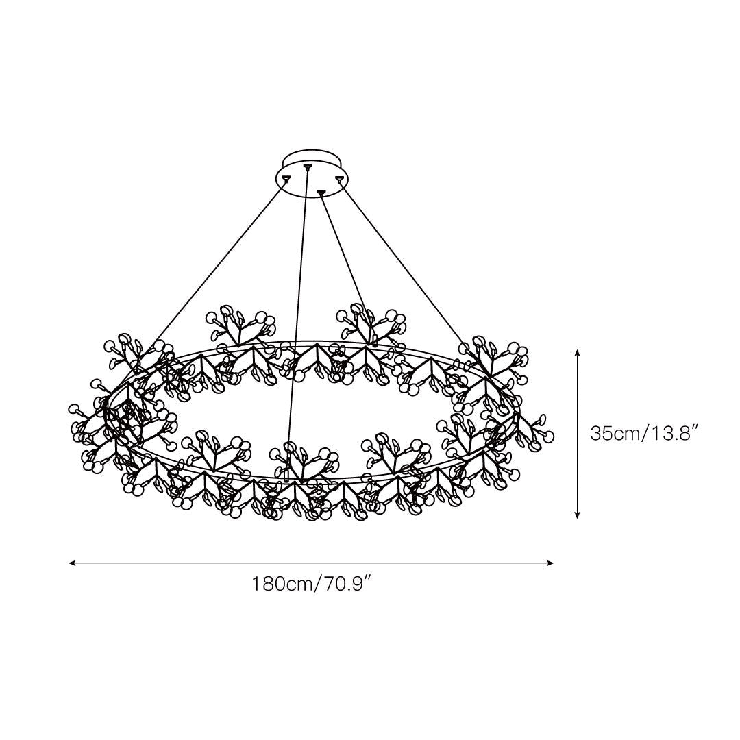 Heracleum Round Chandelier