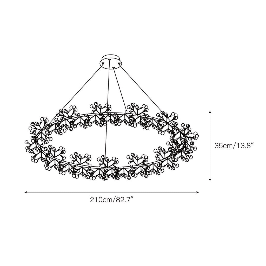 Heracleum Round Chandelier