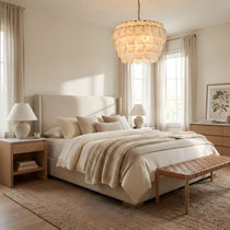 Elegant Hexa Cloud Alabaster Pendant Light - CasaraHouse