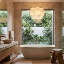 Elegant Hexa Cloud Alabaster Pendant Light - CasaraHouse