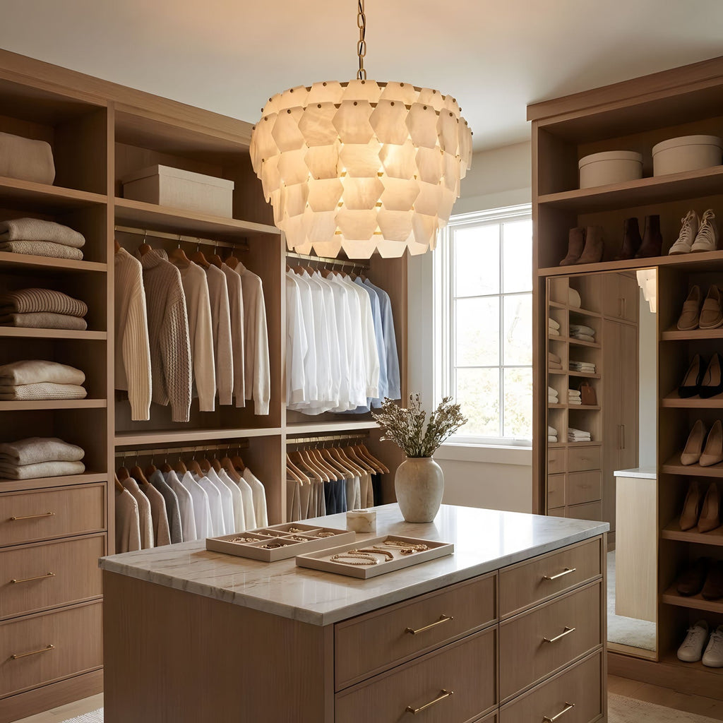 Elegant Hexa Cloud Alabaster Pendant Light - CasaraHouse