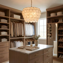 Elegant Hexa Cloud Alabaster Pendant Light - CasaraHouse