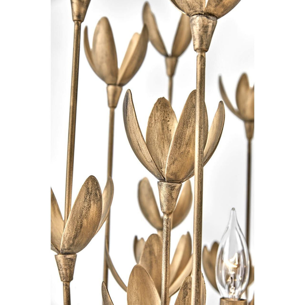 Flora 26 Inch 6 Light Chandelier