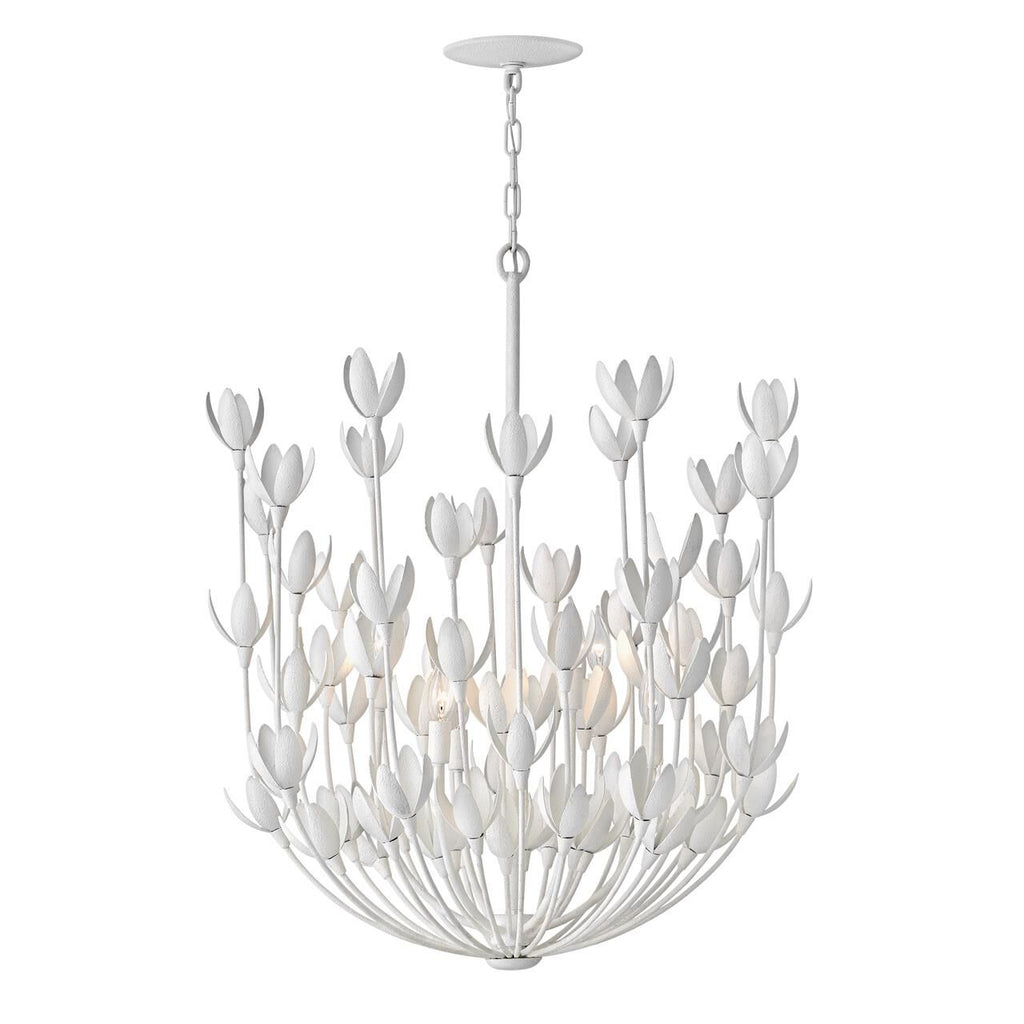 Flora 26 Inch 6 Light Chandelier